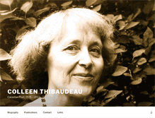 Tablet Screenshot of colleenthibaudeau.com